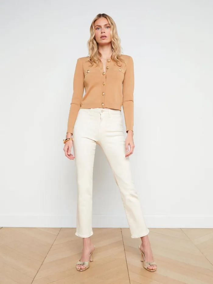 L039Agence Knitwear Women Toulouse Cardigan Soft Camel