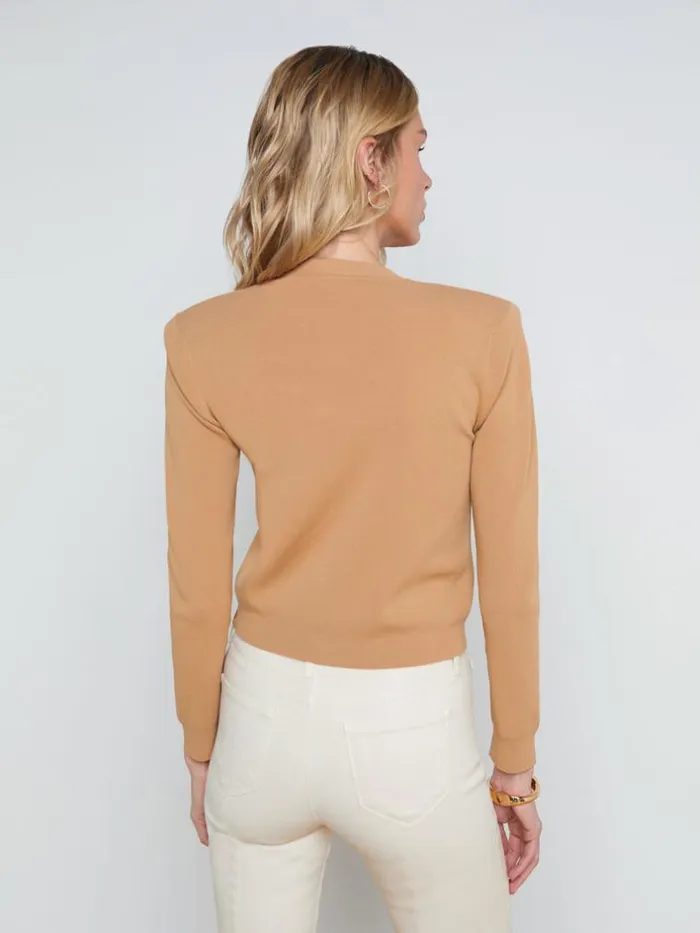 L039Agence Knitwear Women Toulouse Cardigan Soft Camel