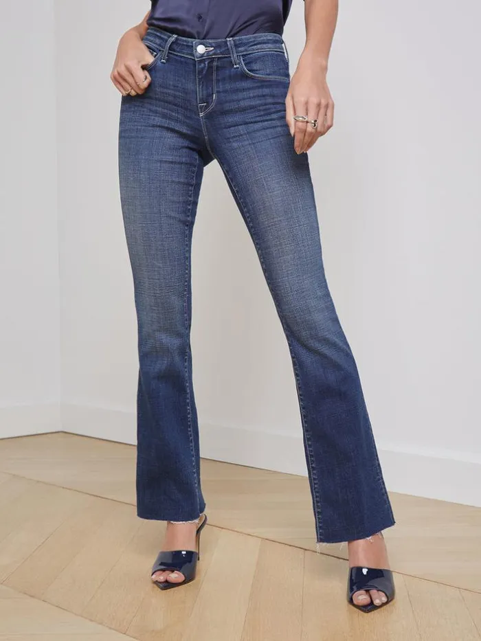 L039Agence Low Rise Denim Women Sneeki Jean Naples