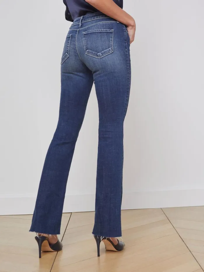 L039Agence Low Rise Denim Women Sneeki Jean Naples
