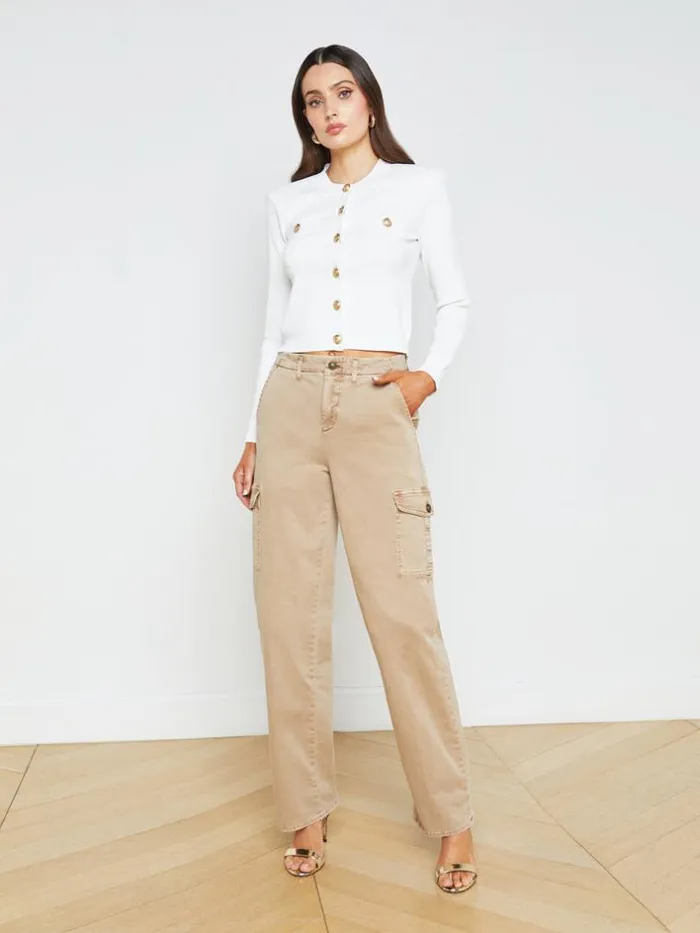 L039Agence Pants Shorts and Skirts Women Channing Trouser Dark Latte