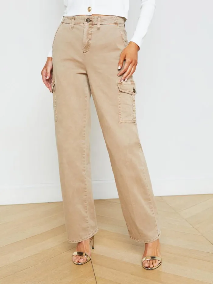 L039Agence Pants Shorts and Skirts Women Channing Trouser Dark Latte