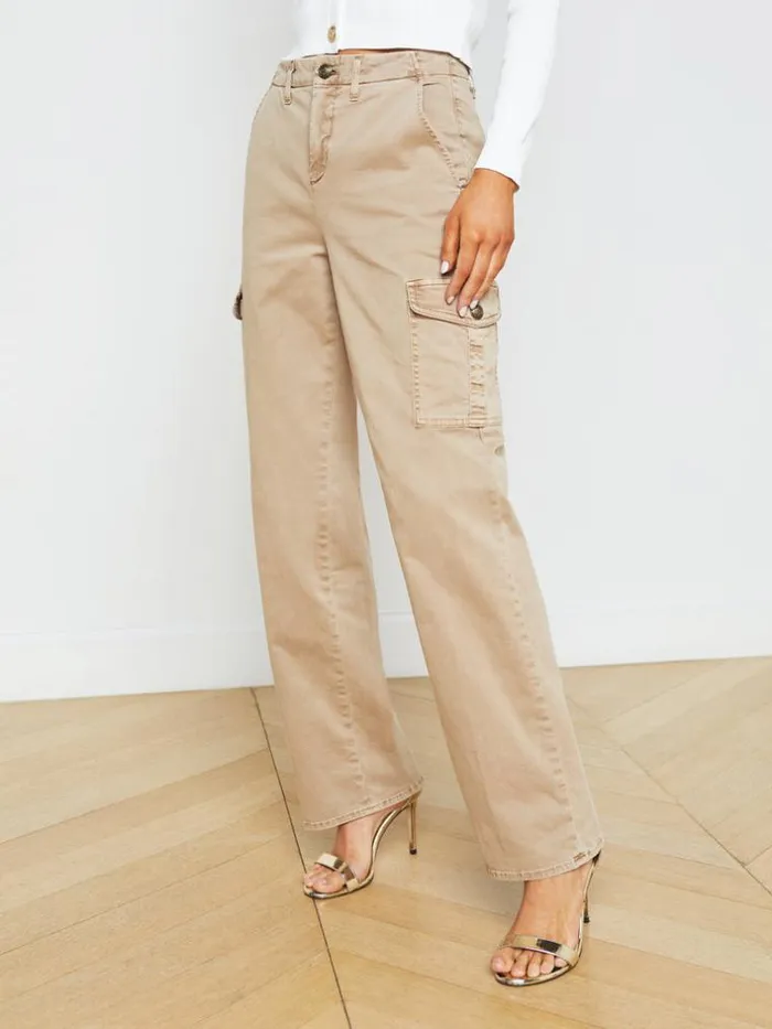 L039Agence Pants Shorts and Skirts Women Channing Trouser Dark Latte