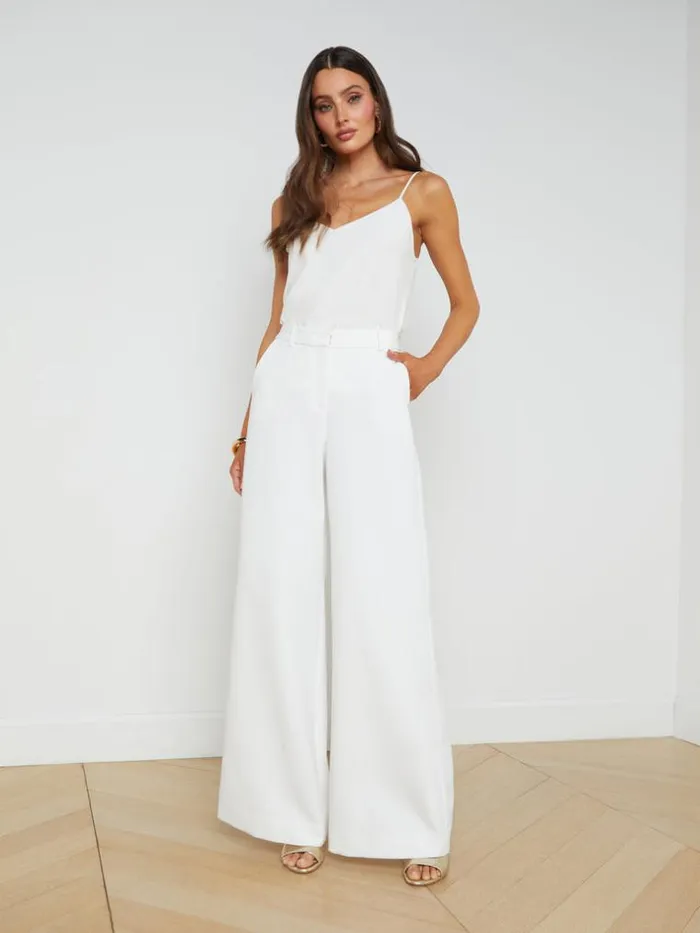 L039Agence Pants Shorts and Skirts Women Gavin WideLeg Pant White