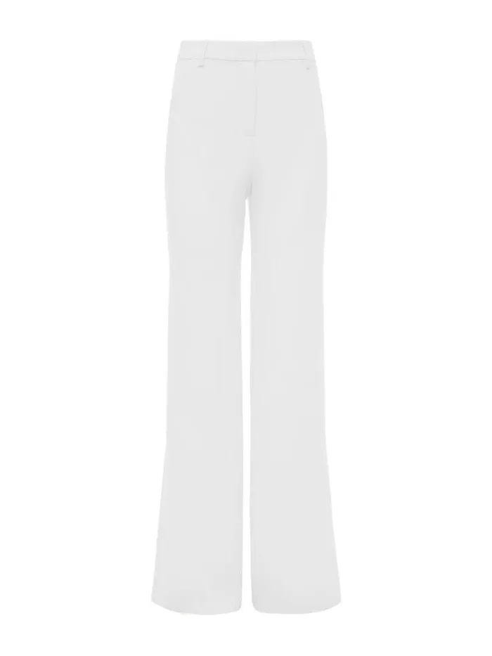 L039Agence Pants Shorts and Skirts Women Gavin WideLeg Pant White