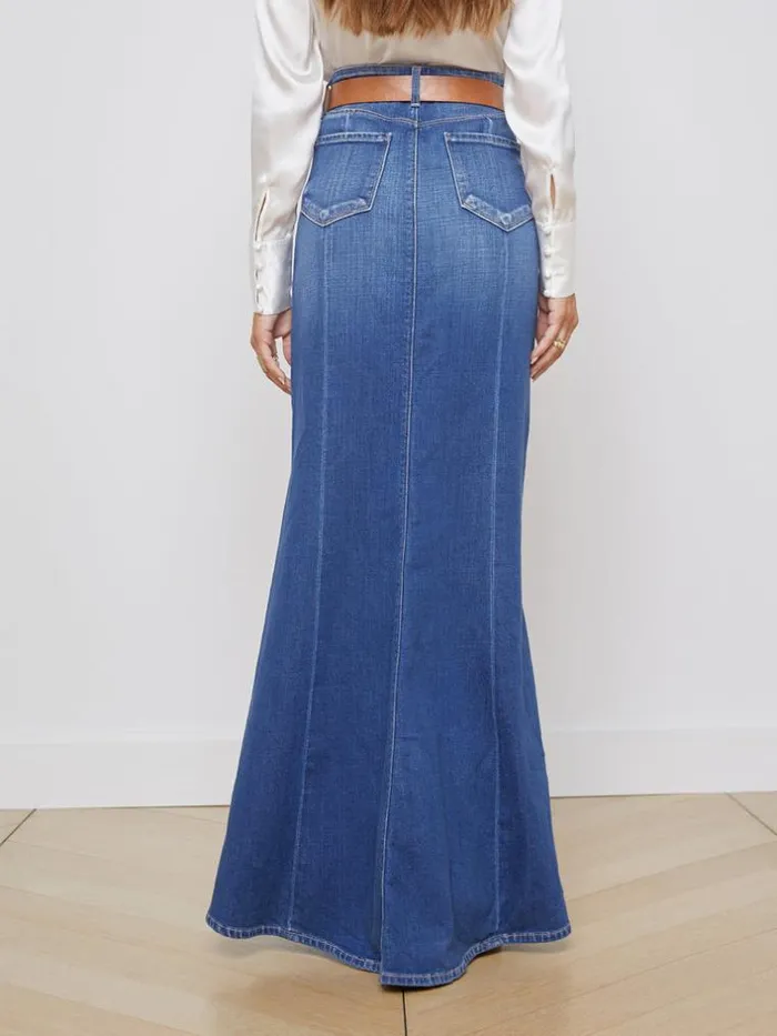 L039Agence Pants Shorts and Skirts Women Kailani Denim Skirt Athos