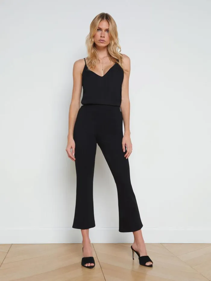 L039Agence Pants Shorts and Skirts Women Kayden PullOn Kick Flare Pant Black