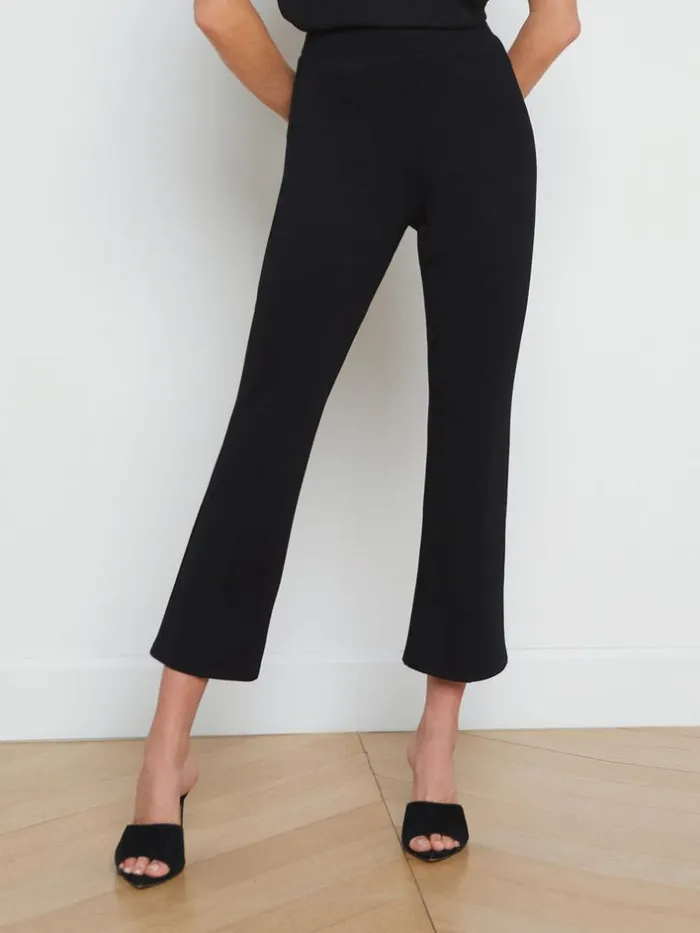 L039Agence Pants Shorts and Skirts Women Kayden PullOn Kick Flare Pant Black
