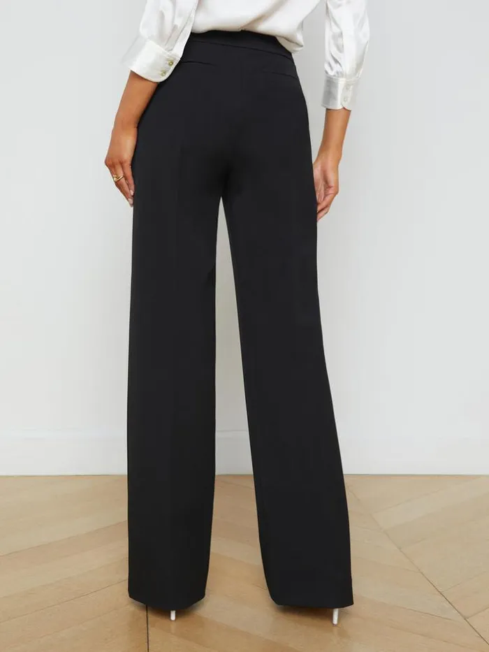 L039Agence Pants Shorts and Skirts Women Livvy StraightLeg Trouser Black