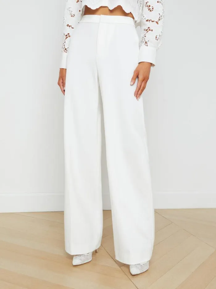 L039Agence Pants Shorts and Skirts Women Livvy StraightLeg Trouser White