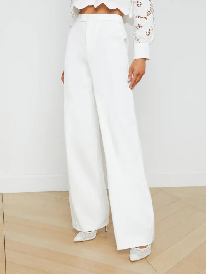 L039Agence Pants Shorts and Skirts Women Livvy StraightLeg Trouser White