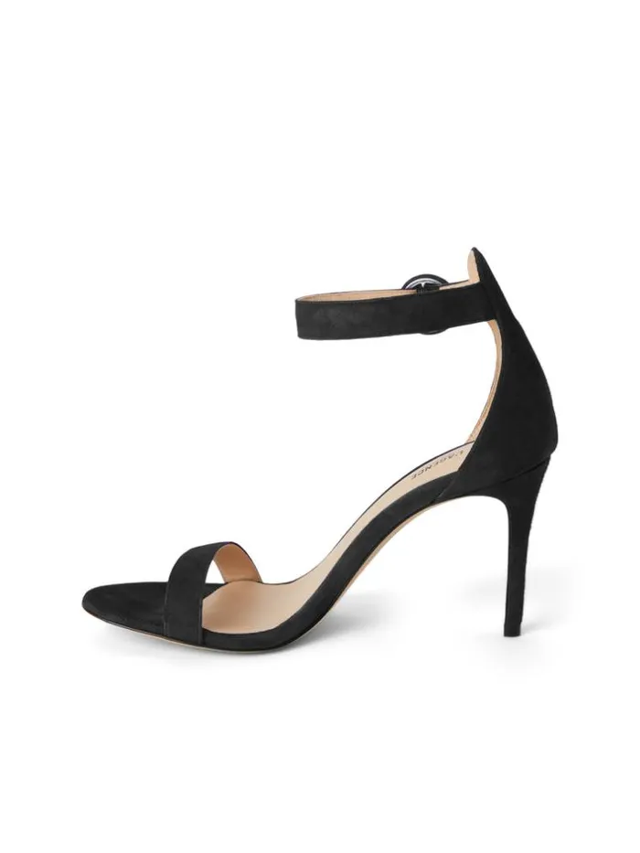 L039Agence Sandals and Wedges Women Gisele Sandal Black Suede