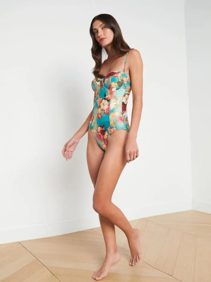 L039Agence Swimwear Women Amie OnePiece Swimsuit Multi