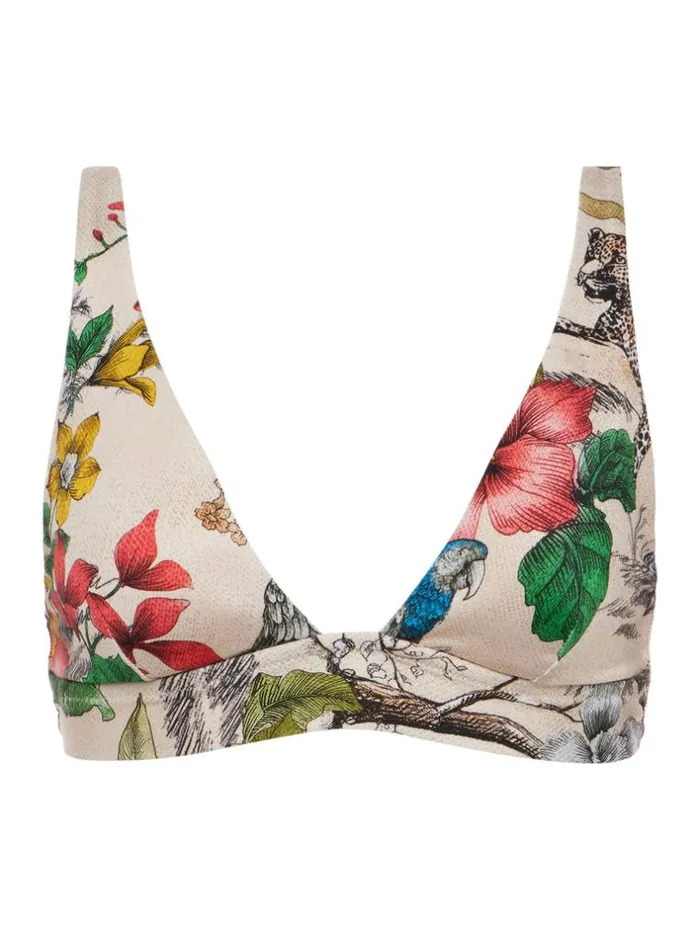 L039Agence Swimwear Women Lexie Bikini Top Jungle Multi