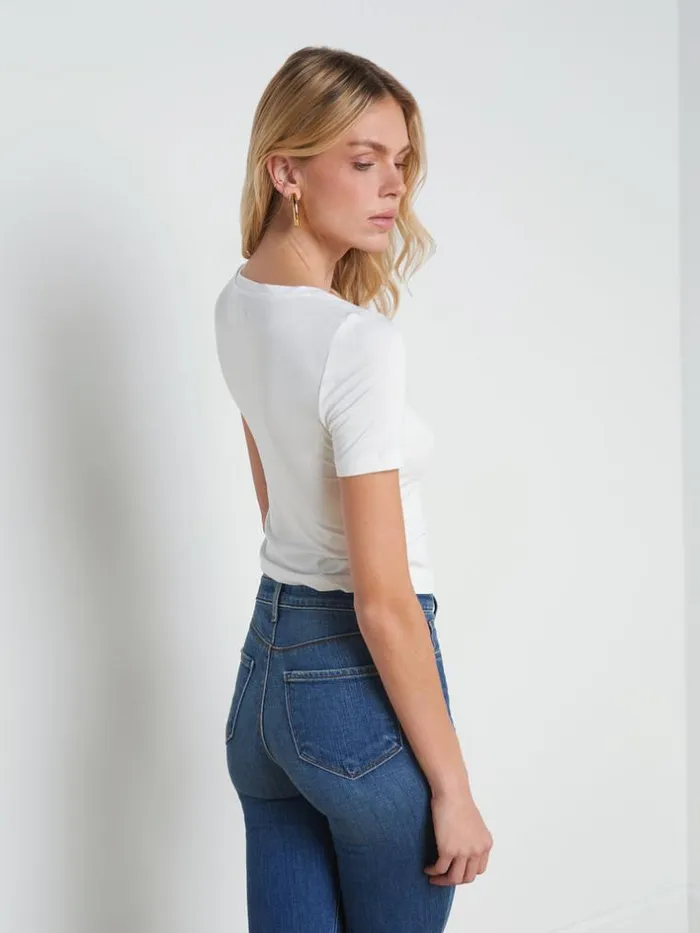 L039Agence Tees Women Dana Tee White