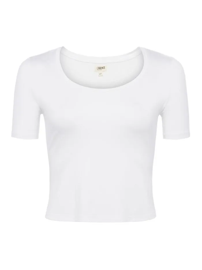 L039Agence Tees Women Dana Tee White