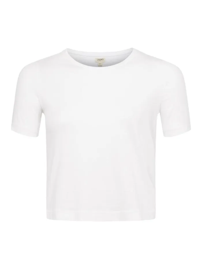 L039Agence Tees Women Donna Tee White