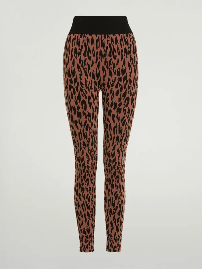 Leo Leggings Coffeeblack Women Wolford Athleisure Leggings