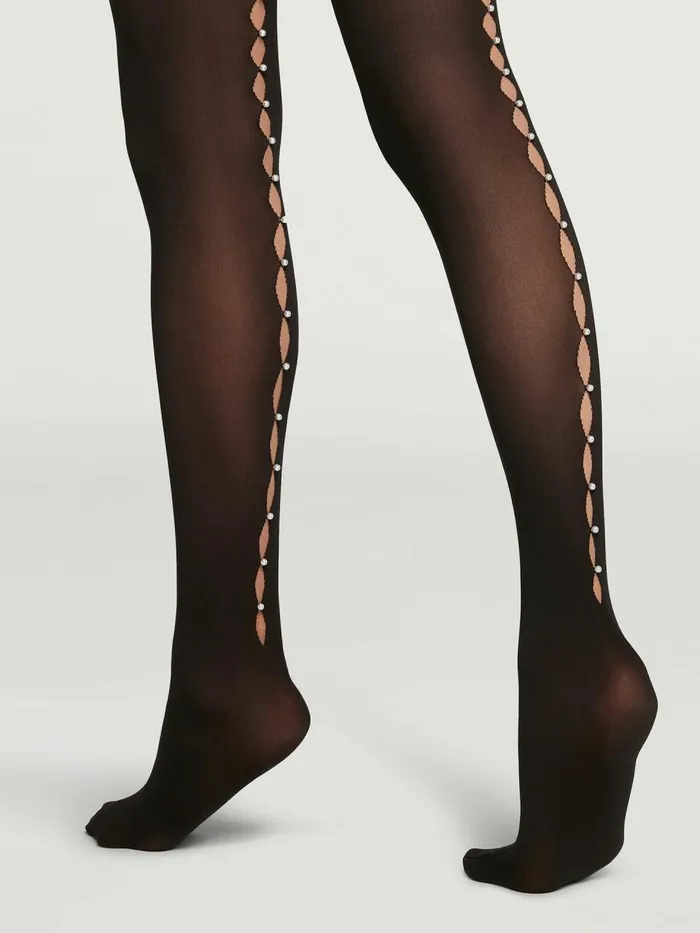 Linda Tights Fairly Lightblack Women Wolford Tights