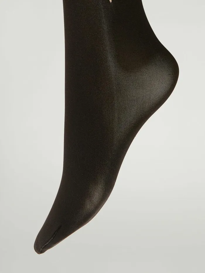 Linda Tights Fairly Lightblack Women Wolford Tights