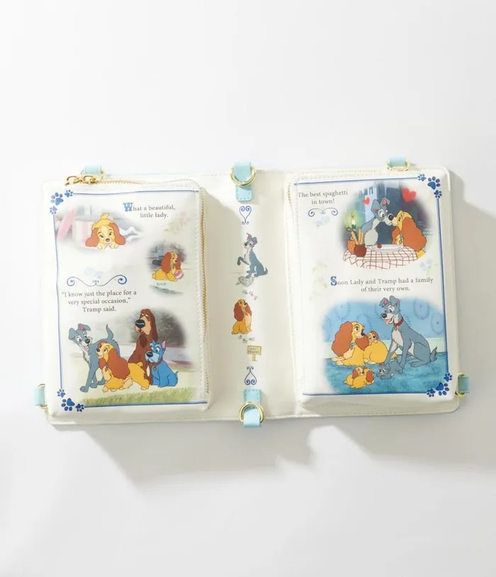 Loungefly Lady and The Tramp Book Convertible Backpack Accessories Unique Vintage Novelty Bags