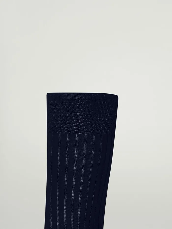 Luxury Cotton Rib Socks Admiral Women Wolford Socks