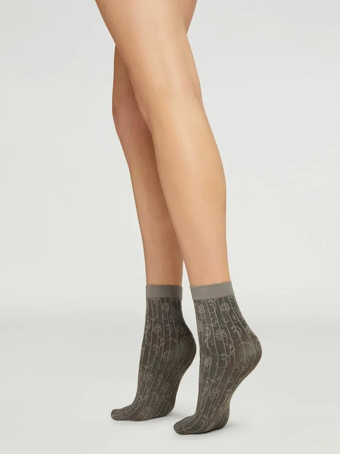 Maddie Socks Fogblack Women Wolford Socks