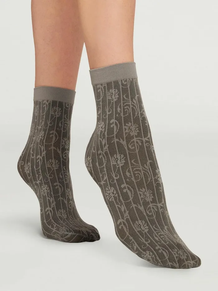 Maddie Socks Fogblack Women Wolford Socks
