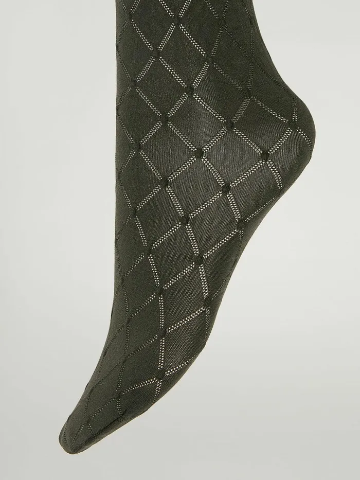 Marge Tights Dark Green Women Wolford Tights