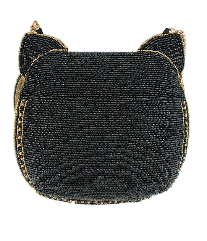 Mary Frances Whiskers Cat Crossbody Bag Accessories Unique Vintage Novelty Bags