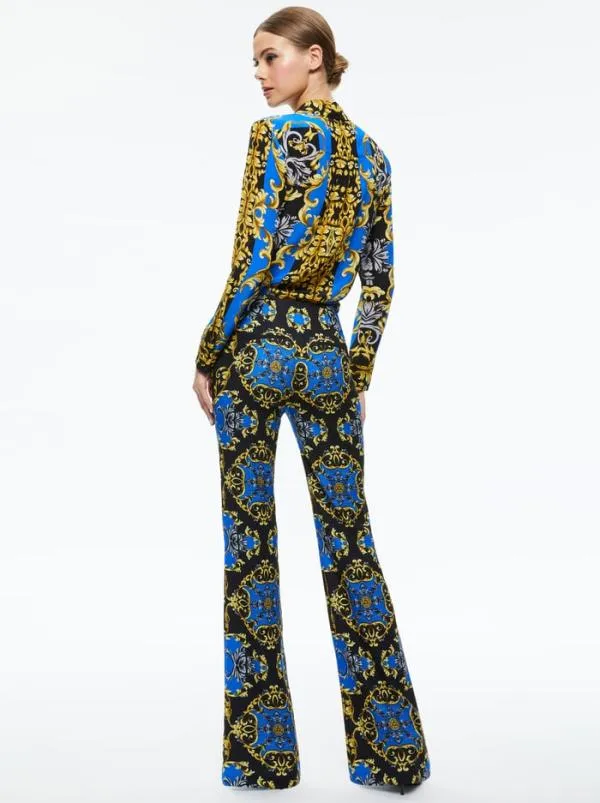 Matching Sets Women Alice Olivia BREANN FITTED BLAZER TEENY FIT FLARE BOOTCUT PANT Matching Sets Women Alice Olivia BREANN FITTED BLAZER TEENY FIT FLARE BOOTCUT PANT