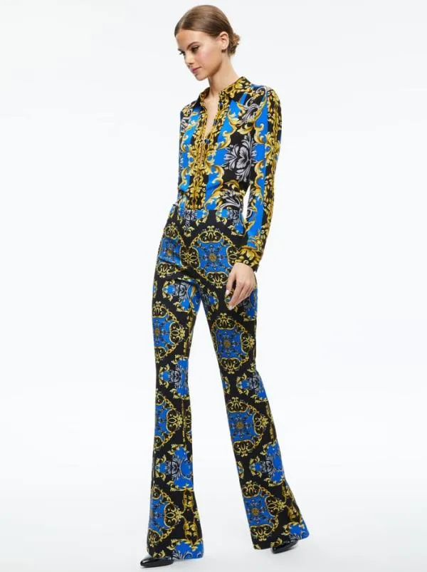 Matching Sets Women Alice Olivia BREANN FITTED BLAZER TEENY FIT FLARE BOOTCUT PANT Matching Sets Women Alice Olivia BREANN FITTED BLAZER TEENY FIT FLARE BOOTCUT PANT