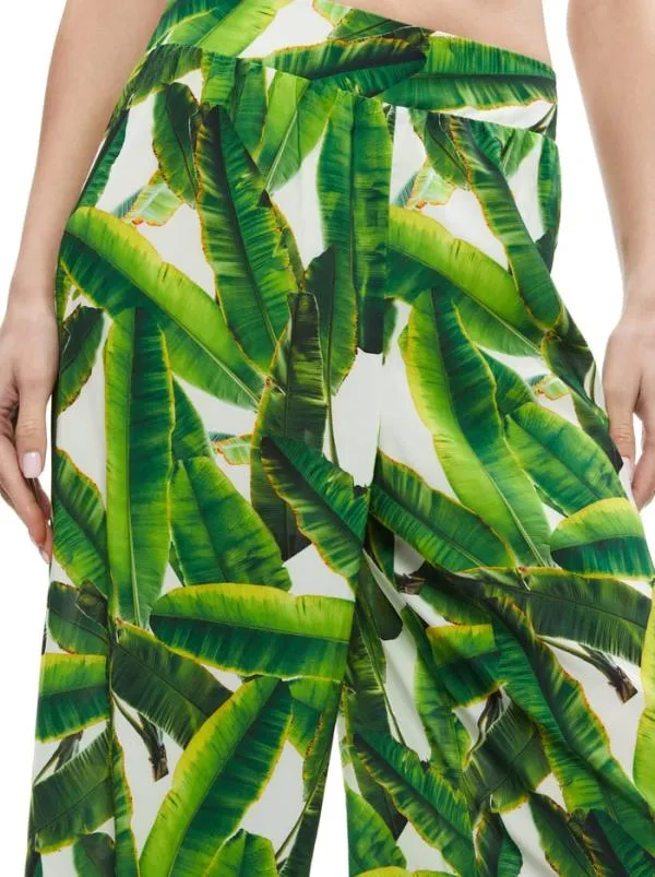 Matching Sets Women Alice Olivia CARLI TIE BACK BRA TOP RUSSELL HIGH WAISTED SMOCKED WAISTBAND PANT Matching Sets Women Alice Olivia CARLI TIE BACK BRA TOP RUSSELL HIGH WAISTED SMOCKED WAISTBAND PANT
