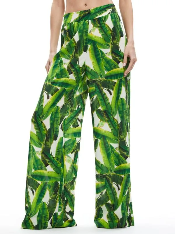Matching Sets Women Alice Olivia CARLI TIE BACK BRA TOP RUSSELL HIGH WAISTED SMOCKED WAISTBAND PANT Matching Sets Women Alice Olivia CARLI TIE BACK BRA TOP RUSSELL HIGH WAISTED SMOCKED WAISTBAND PANT