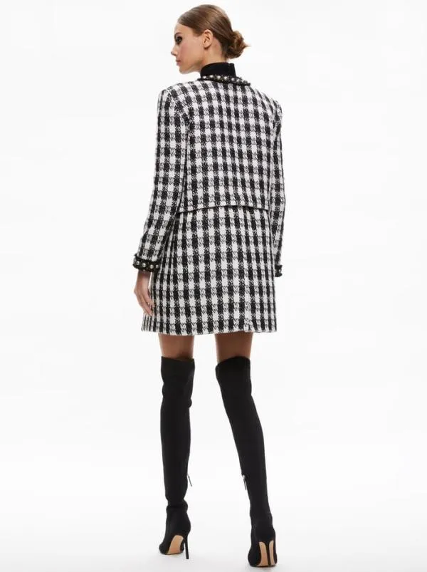 Matching Sets Women Alice Olivia DEON TWOFER TWEED JACKET MACE TWEED MINI SKORT Matching Sets Women Alice Olivia DEON TWOFER TWEED JACKET MACE TWEED MINI SKORT