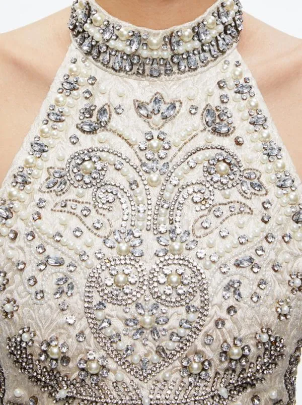 Matching Sets Women Alice Olivia GATZ EMBELLISHED HIGH NECK TOP CATRINA EMBELLISHED GOWN MAXI SKIRT Matching Sets Women Alice Olivia GATZ EMBELLISHED HIGH NECK TOP CATRINA EMBELLISHED GOWN MAXI SKIRT