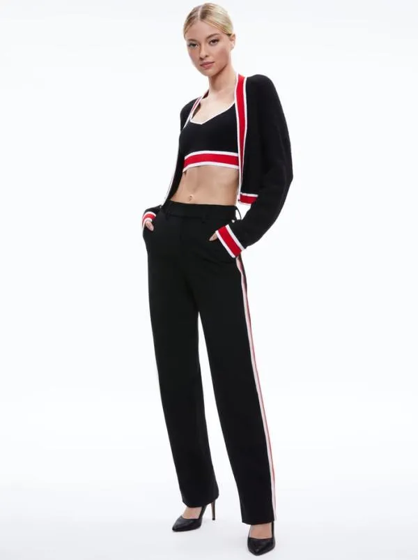 Matching Sets Women Alice Olivia JUANA CROPPED CARDIGAN MAUDE BRALETTE