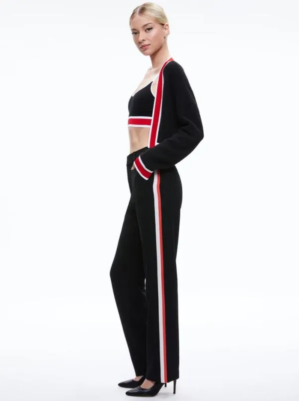 Matching Sets Women Alice Olivia JUANA CROPPED CARDIGAN MAUDE BRALETTE