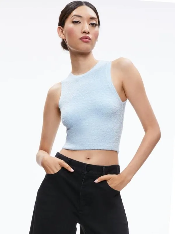 Matching Sets Women Alice Olivia LIDELL CROPPED ZIP UP HOODIE AMITY SLEEVELESS CROPPED TANK Matching Sets Women Alice Olivia LIDELL CROPPED ZIP UP HOODIE AMITY SLEEVELESS CROPPED TANK