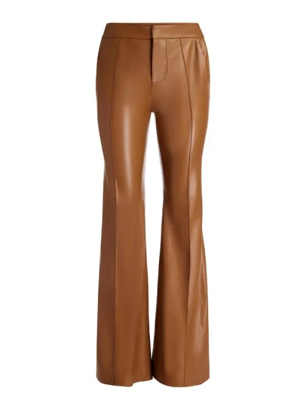 Matching Sets Women Alice Olivia MACEY FITTED VEGAN LEATHER BLAZER DANETTE VEGAN LEATHER SPLIT HEM TROUSERS Matching Sets Women Alice Olivia MACEY FITTED VEGAN LEATHER BLAZER DANETTE VEGAN LEATHER SPLIT HEM TROUSERS