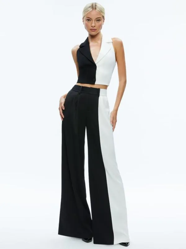 Matching Sets Women Alice Olivia MERI COLOR BLOCK BLAZER TOP POMPEY COLOR BLOCK PANT Matching Sets Women Alice Olivia MERI COLOR BLOCK BLAZER TOP POMPEY COLOR BLOCK PANT