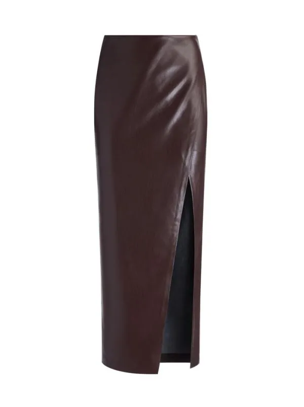 Matching Sets Women Alice Olivia PEARLE VEGAN LEATHER BUSTIER TOP SIOBHAN VEGAN LEATHER MAXI SKIRT Matching Sets Women Alice Olivia PEARLE VEGAN LEATHER BUSTIER TOP SIOBHAN VEGAN LEATHER MAXI SKIRT