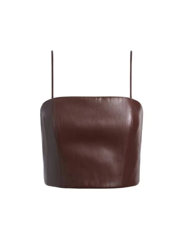 Matching Sets Women Alice Olivia PEARLE VEGAN LEATHER BUSTIER TOP SIOBHAN VEGAN LEATHER MAXI SKIRT Matching Sets Women Alice Olivia PEARLE VEGAN LEATHER BUSTIER TOP SIOBHAN VEGAN LEATHER MAXI SKIRT