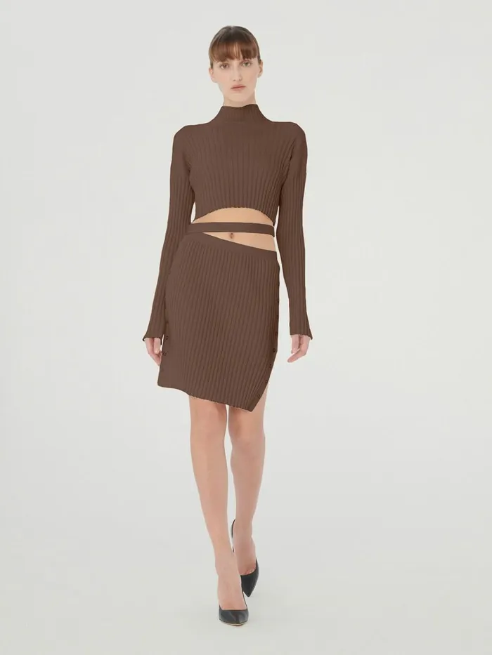 Mega Rib Top Long Sleeves Saba Women Wolford Tops