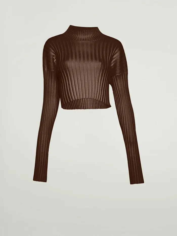 Mega Rib Top Long Sleeves Saba Women Wolford Tops