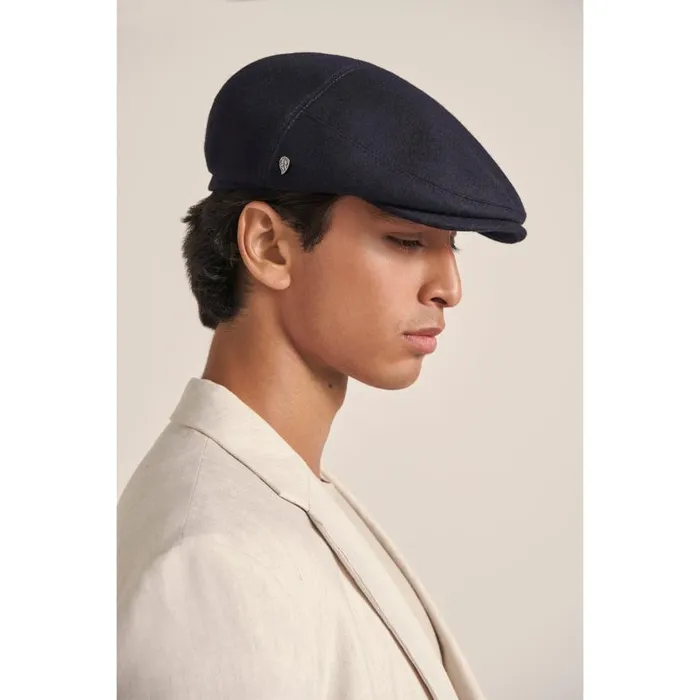 Men Caps and Flat Caps Helen Kaminski Amias Navy