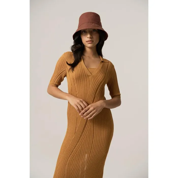 MenHats Bucket Helen Kaminski Sainz Cinnamon