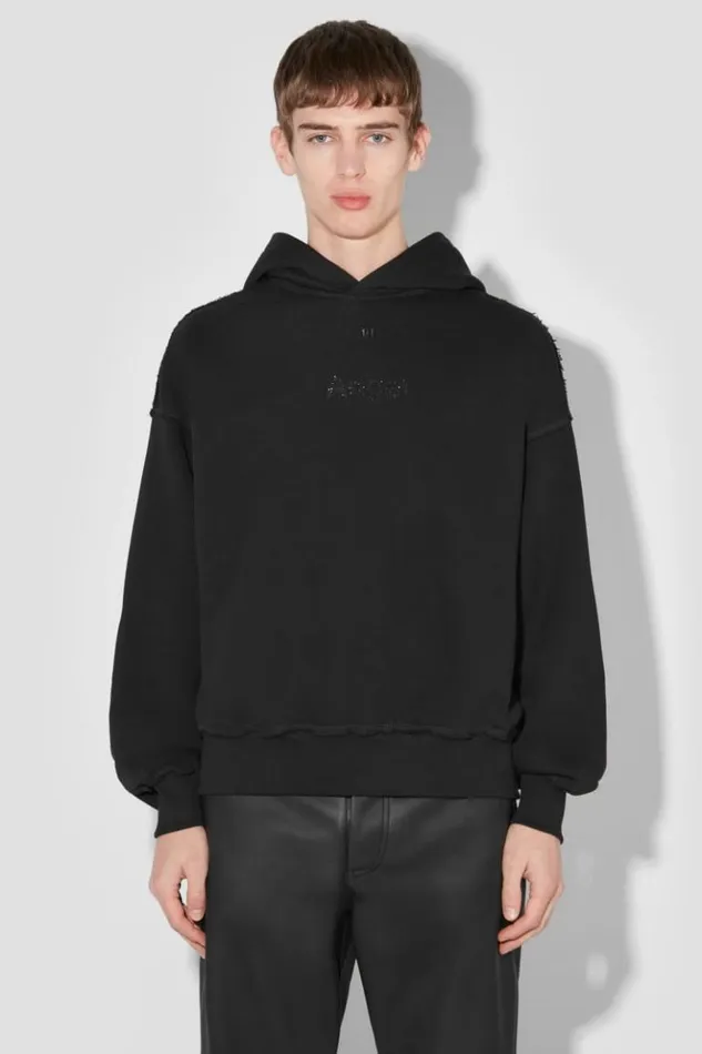 Men Hoodies and Sweats MISBHV Angel Glitter Hoodie Black