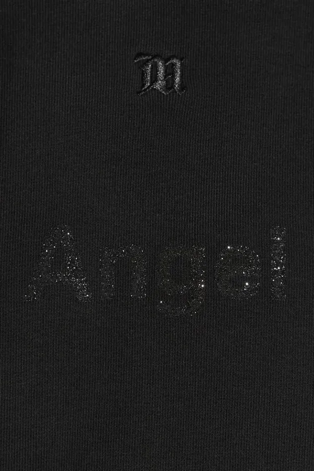 Men Hoodies and Sweats MISBHV Angel Glitter Hoodie Black