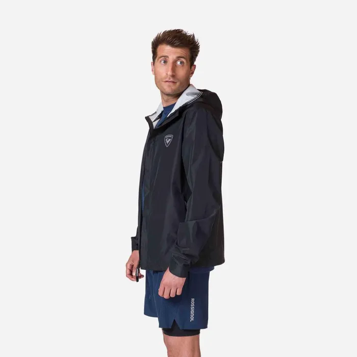 Men Men039s Active Rain Jacket Black200 Rossignol Softshell and Lightweight Jackets